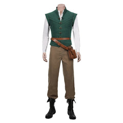 Flynn Rider Cosplay Costume Tangled Rapunzel Prince Role Play Halloween Outfit - Halloweez
