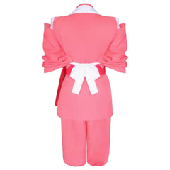 Chihiro Ogino Pink Work Kimono Cosplay Costume from Spirited Away - Halloweez