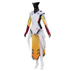Halloweez Game Mercy Cosplay Outfit – Stylish Jumpsuit for Enthusiasts and Cosplay Gatherings - Halloweez