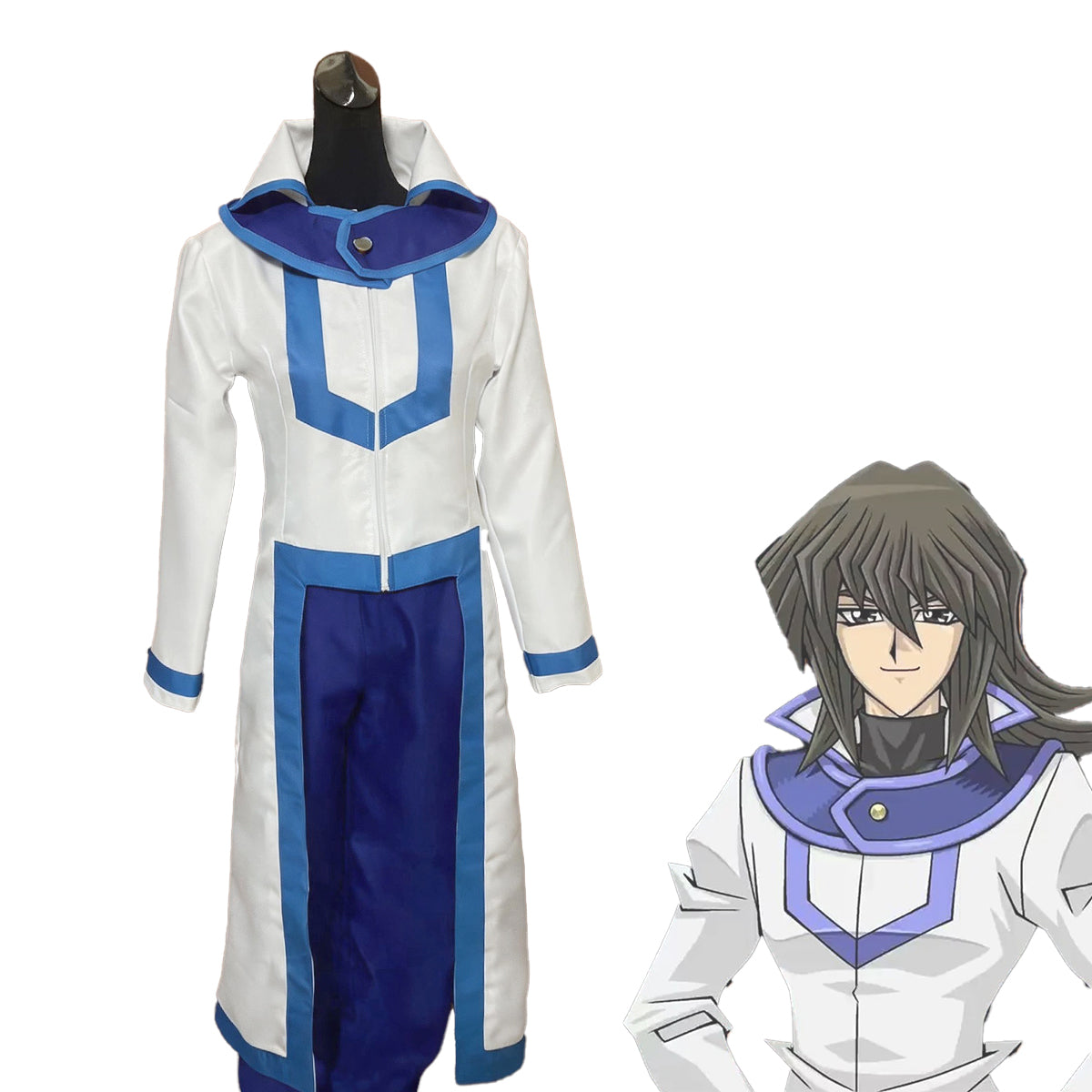 Yu-Gi-Oh! GX Obelisk Blue Uniform Cosplay Costume - Halloweez