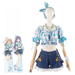 LoveLive Nijigasaki High School Idol Club Saya Kanon Yuki Setsuna Summer Girls Outfit Cosplay Costume - Halloweez
