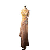 Koi Gradient Handmade Mermaid Princess Performance Costume for Music Shows - Halloweez