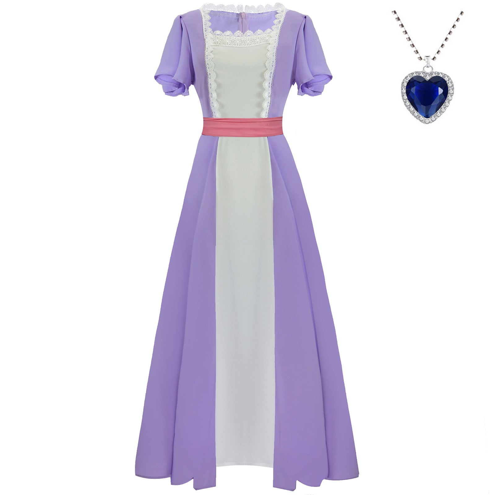 Titanic Rose Same Role Play Dress Bridgerton Evening Gown Regency Dress - Movie Cosplay Costume - Halloweez