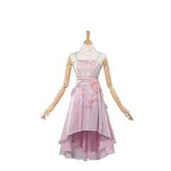 Love and Deep Space Female Protagonist Qing Hua Zhu Hai cosplay Floral Promise Dress Qin Che cosplay costume - Halloweez