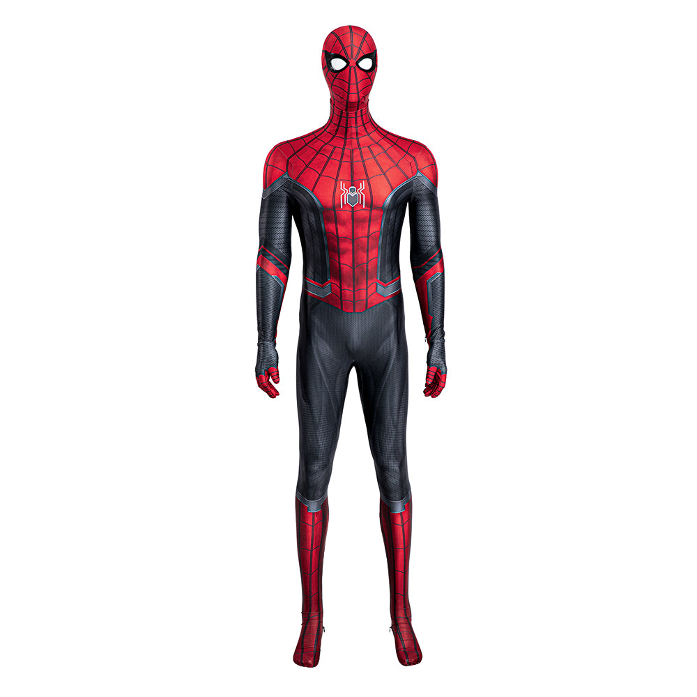 Halloweez Spider-Man Red Suit Cosplay Costume for Men - Authentic Movie Design - Halloweez