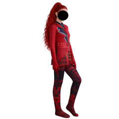 Descendants 5 Red Princess Cosplay Bodysuit, Custom Outfit for Halloween & Theme Party