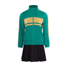 Halloweez Kim Pine Cosplay Costume - Green Coat & Skirt Set for Women's Halloween - Halloweez