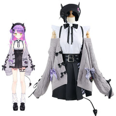 VTuber Tokoyami Towa Cosplay Costume Set - Anime VTuber Outfit for Fans - Halloweez