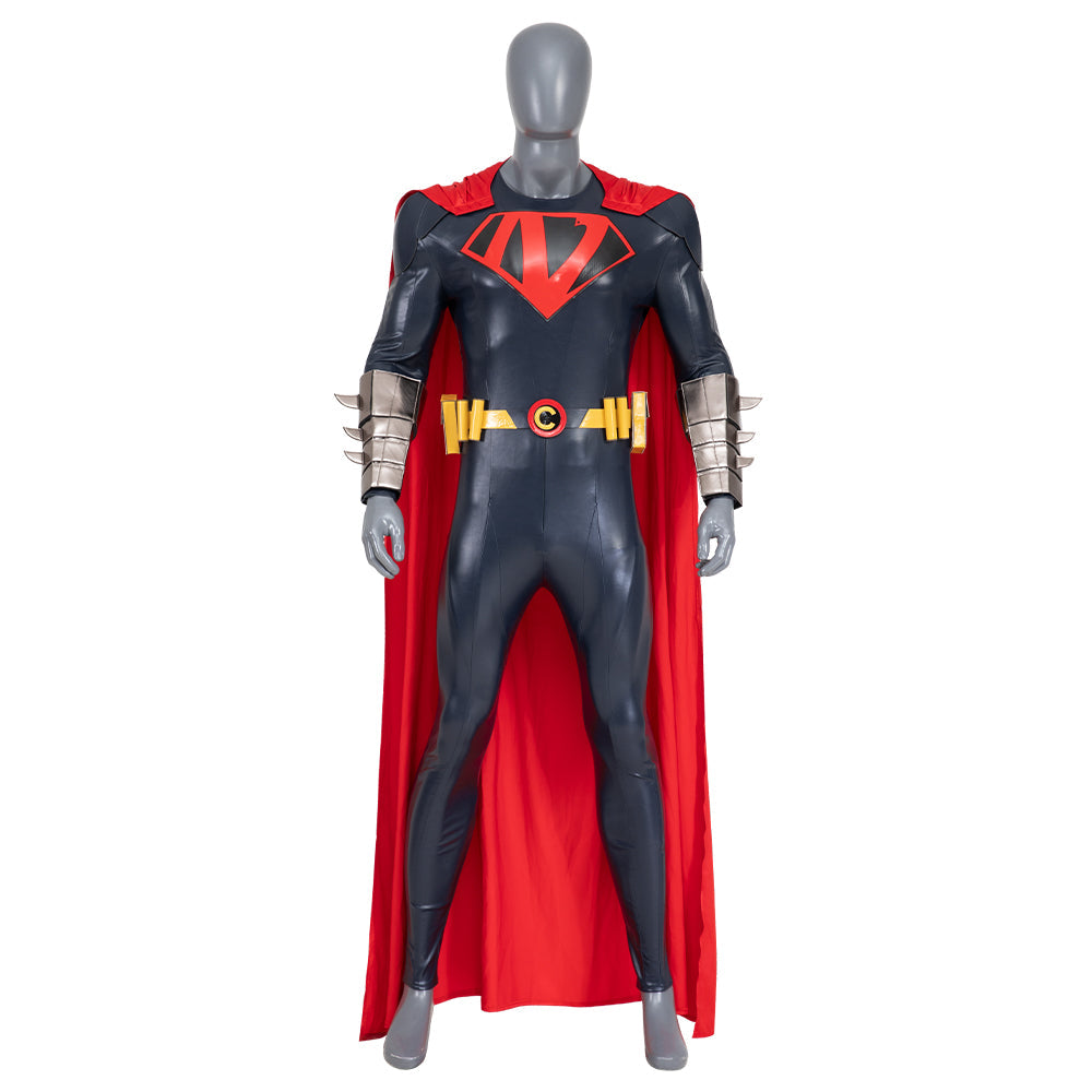 Halloweez Superman Cosplay Costume - Inspired by Nicolas Cage in The Flash 2023 Movie - Halloweez