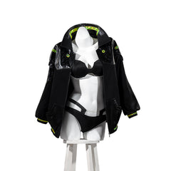 Halloweez Rebecca Black Coat - Cyberpunk Edgerunners Cosplay Costume for Halloween - Halloweez
