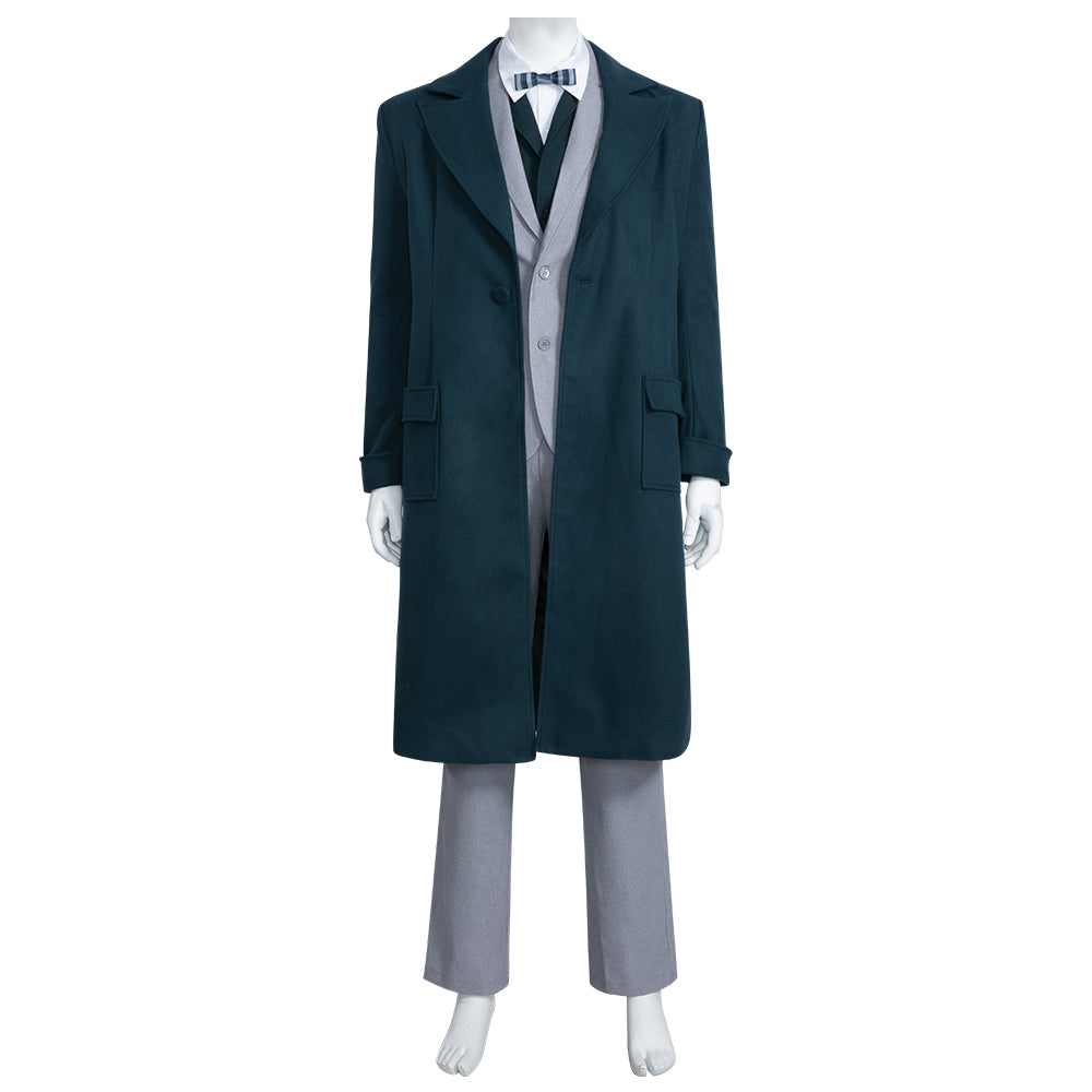 Stunning Fantastic Beasts: The Secrets of Dumbledore Newt Scamander Cosplay Costume by Halloweez for Halloween - Halloweez