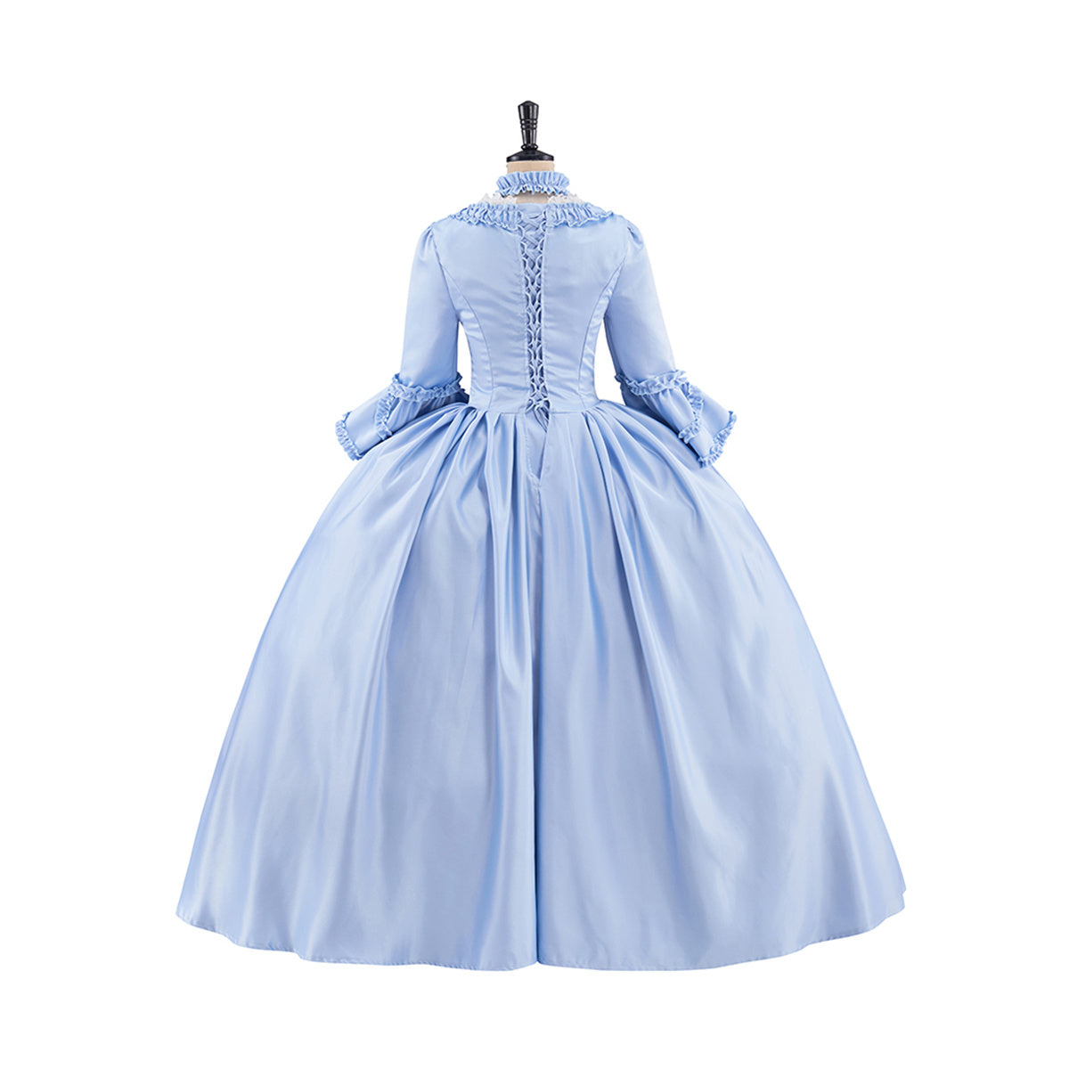 Rococo Light Blue Dress Cosplay Costume – Elegant & Detailed Anime Outfit - Halloweez
