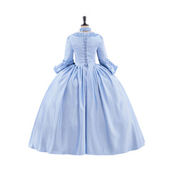 Rococo Light Blue Dress Cosplay Costume – Elegant & Detailed Anime Outfit - Halloweez