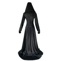 Resident Evil 8 Moth Lady Cosplay Costume - Lady Dimitrescu Long Dress Vampire Halloween Outfit - Halloweez