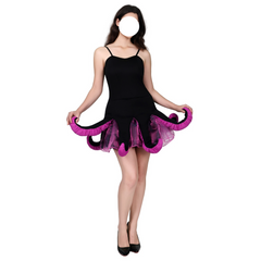 The Little Mermaid Ursula Cosplay Octopus Dress Halloween Costume For Women