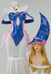Yu‑Gi‑Oh! Dark Magician Girl Cosplay Costume Custom‑Made for Halloween Comic‑Con Events
