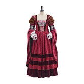 The Tudors Rose Pink Gown Cosplay Costume – Elegant Historical Dress - Halloweez