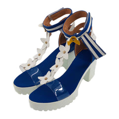 Genshin Impact Barbara Shining Concerto Swimsuit COS Shoes for Comic Con Anime Cosplay - Halloweez