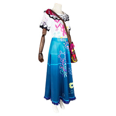 Magic House Cosplay Costume Mirabel Dress with Backpack for Kids and Adults - Halloweez