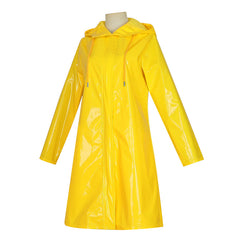 Coraline Cosplay Costume Caroline Full Set Yellow Raincoat Halloween Performance Suit for Women - Halloweez