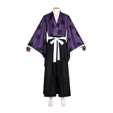 Demon Slayer Twelve Kizuki Upper Rank One Kokushibo Cosplay Costume for Halloween and Kendo - Halloweez