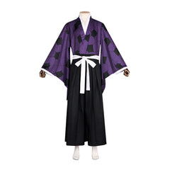 Demon Slayer Twelve Kizuki Upper Rank One Kokushibo Cosplay Costume for Halloween and Kendo - Halloweez