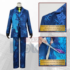 Halloweez Tokyo Anime Cosplay Costume - Chifuyu Matsuno Blue Tiger Snow 7Pcs Set for Halloween & Christmas - Halloweez