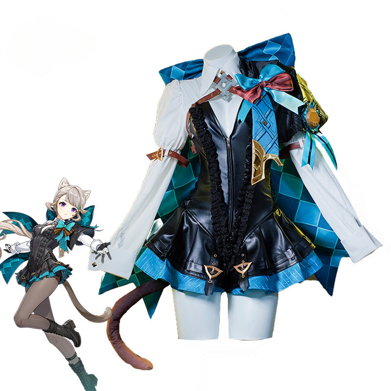 Halloweez Cosplay Costume - Genshin Impact Lynette Twins Magician Uniform for Women - Halloweez