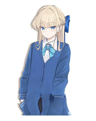 Azure Blue Archive Asuka Toki Cosplay Costume Japanese Girl Uniform JK Daily Blue Anime Costume - Halloweez