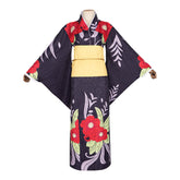 Demon Slayer Tamayo Yushiro Cosplay Costume - Japanese Kimono Yukata for Halloween & Stage Performance - Halloweez