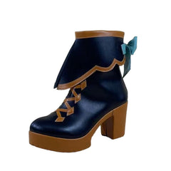 1563 Halloween Pumpkin Little Devil Hatsune Miku Cosplay Shoes for Anime Conventions - Halloweez