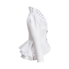 Edward White Coat Cosplay Costume - Anime-Inspired Outfit for Fans & Collectors - Halloweez