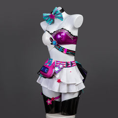 Halloweez Miku Rin Len Uniform Cosplay Costume | Plus Size Anime Halloween Outfit - Halloweez