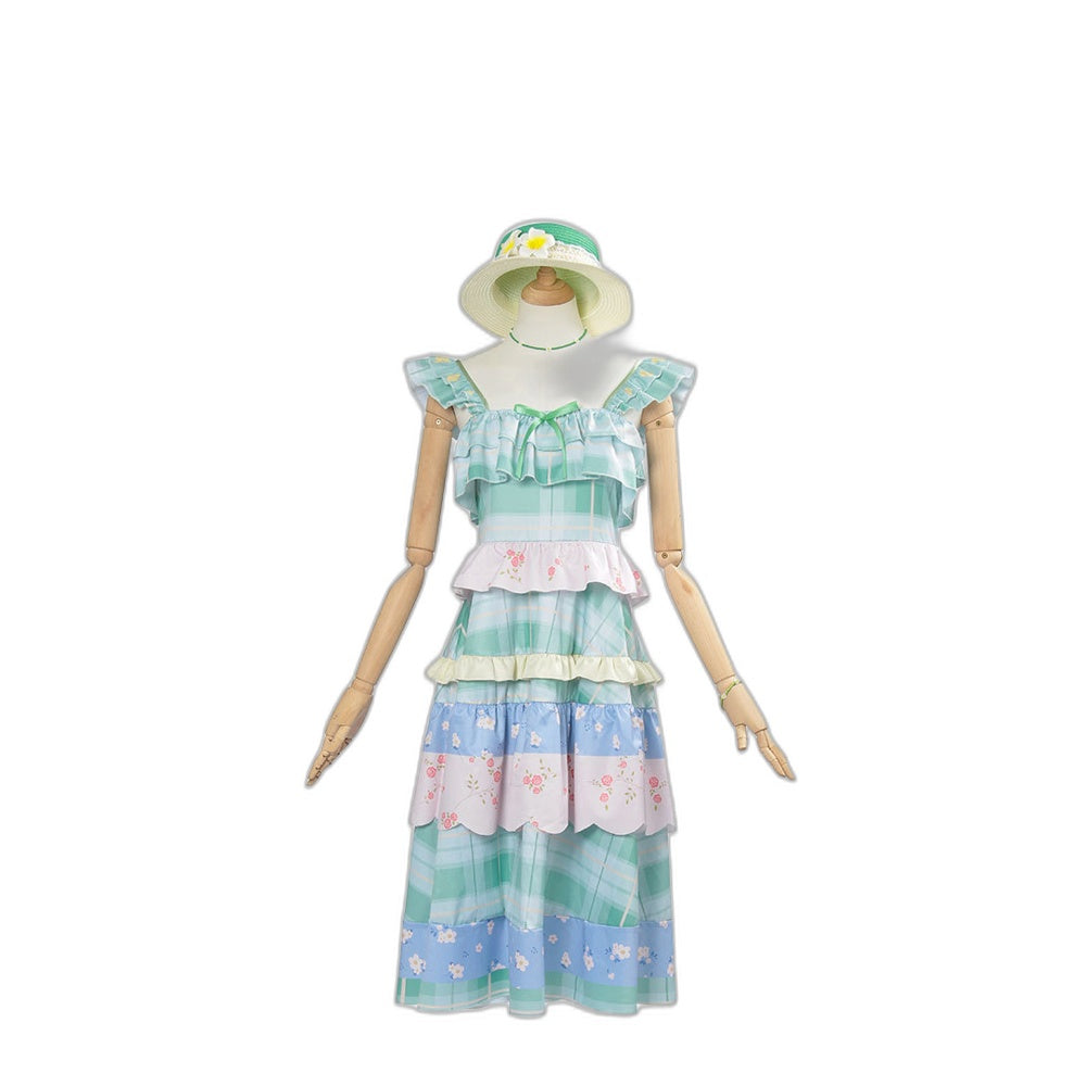 Infinity Nikki Floating Flowers Wild Cosplay Costume - Dream Garden Fantasy Outfit - Halloweez