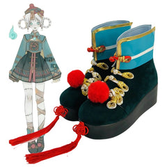 Little Zombie Lolita Cosplay Shoes for Anime Conventions and Performances - Halloweez