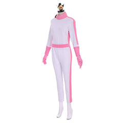 Halloweez Mario-Inspired Princess Cosplay Jumpsuit for Women - Anime Movie Battle Dress - Halloweez