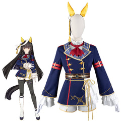 Derby Gold Town Light Calstone Light 2D Cosplay Anime Game Girl Costume for Uma Musume Pretty Derby Gold Ship - Halloweez