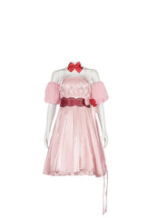 New Century Evangelion Asuka Flower Language Cosplay Costume - Ayanami Rei Off-Shoulder Dress - Halloweez