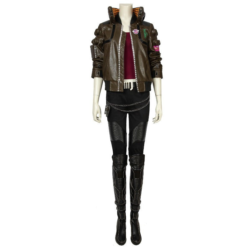 Halloweez Cyberpunk 2077 Female Cosplay Jacket - Premium Women's Cosplay Costume - Halloweez