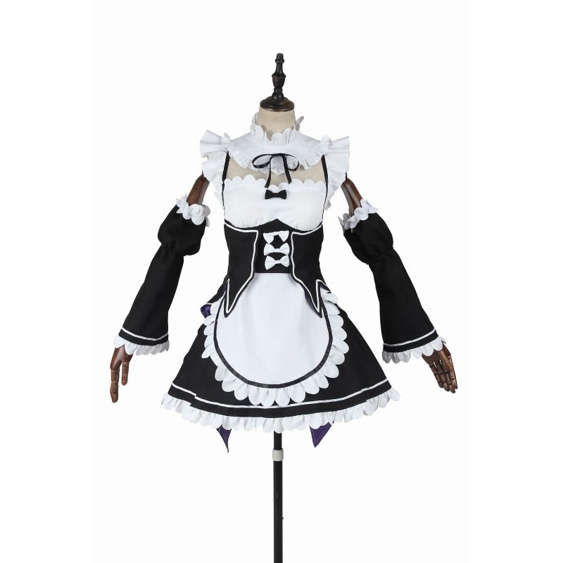 Halloweez Re:Zero Rem & Ram Maid Cosplay Costume - Adorable Anime Dresses - Halloweez