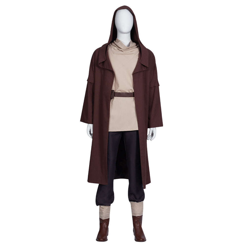 Halloweez Obi-Wan Kenobi 2022 Cosplay Costume Set for Men - Authentic Star Wars Jedi Outfit - Halloweez