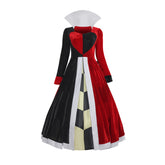 Alice in Wonderland Queen of Hearts Cosplay Costume Halloween Outfit - Halloweez