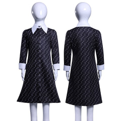 Wednesday Addams Cosplay Costume from The Addams Family Movie - Halloweez