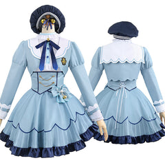 Rainbow VTuber Amamya Kokoro Western-style Anime Cosplay Costume Set for Nijisanji Fans - Halloweez
