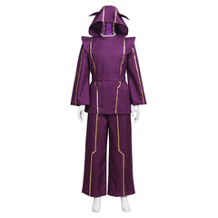 Halloweez Kennen Cosplay Outfit - Purple Battle Uniform with Hat - Halloweez