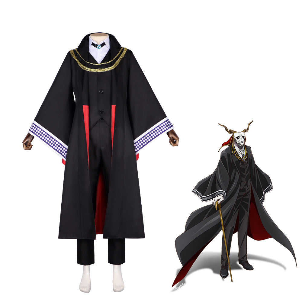 The Ancient Magus' Bride Elias Ainsworth Cosplay Costume Halloween Magic Cloak Robe - Halloweez