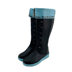 Hatsune Miku Cosplay Shoes for 2D Anime Convention Performance - Vocaloid Character Footwear - Halloweez