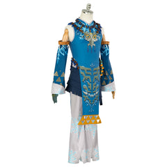 Halloweez: The Legend of Zelda: Tears of the Kingdom Link Cosplay Costume – Top, Trousers, Necklace & Sleeves - Halloweez