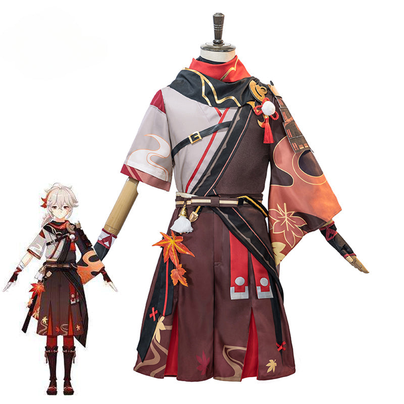Halloweez Kaedehara Kazuha Cosplay Costume - Premium Genshin Impact Kiryu Kazuha Outfit for Men - Halloweez