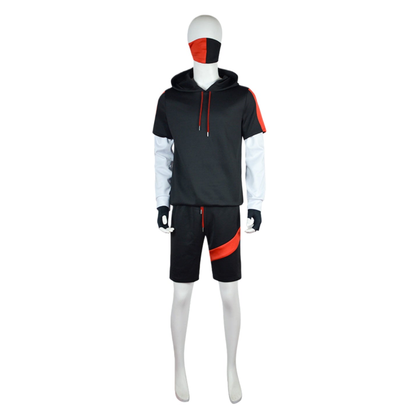 Fortnite Ikonik Skin Cosplay Hoodie - Halloween Gaming Costume for Fortnite Fans - Halloweez